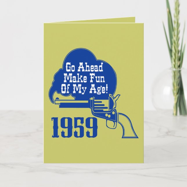 50. Geburtstagsgeschenke! Karte (Vorderseite)