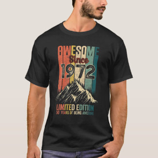 50 Geburtstagsgeschenke Phantastisch seit 1972 Lim T-Shirt