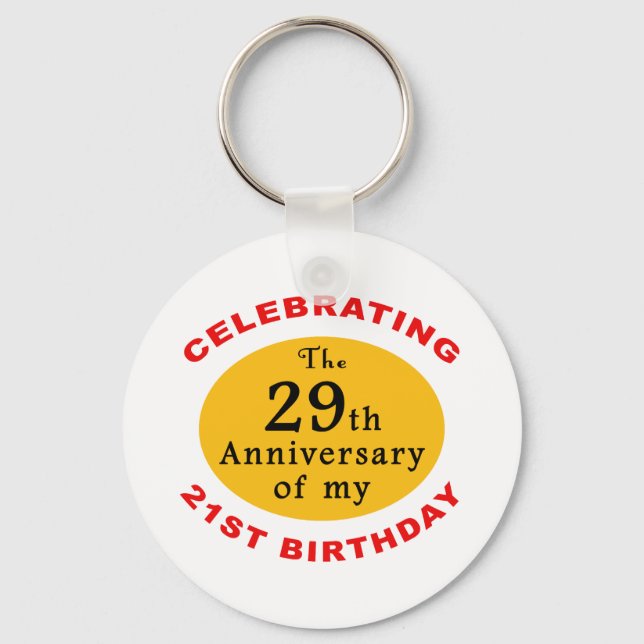 50. Geburtstagsgeschenke Schlüsselanhänger (Vorderseite)