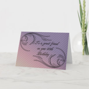 50. Geburtstagskarte des Freundes Karte