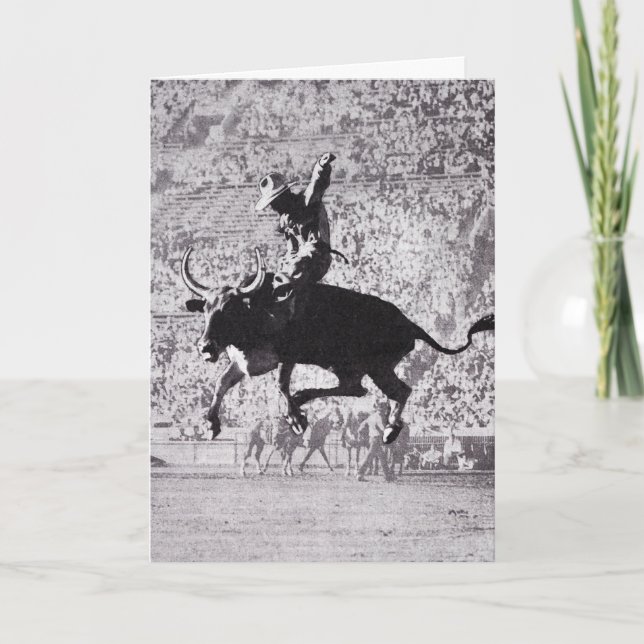 50. Geburtstagskarte, Rodeo! Karte (Vorderseite)
