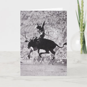 50. Geburtstagskarte, Rodeo! Karte