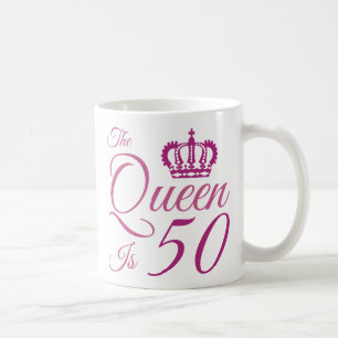 50. Geburtstagskönigin Kaffeetasse