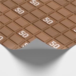 50. Geburtstagsküche Candy Bar Geschenkpapier