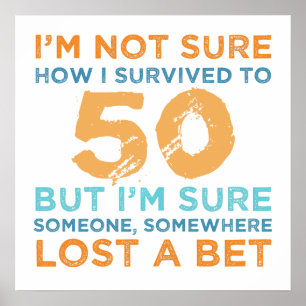 50. Geburtstagslegende Poster