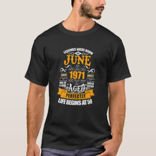 50. Geburtstagslegenden waren im Juni 1971 50 Ye G T-Shirt