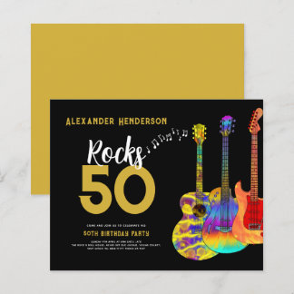 50. Geburtstagsmusik Gitarren Rocks 50