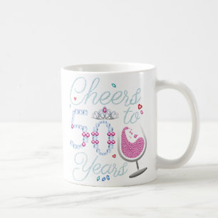 50. Geburtstagsparty bis 50 Jahre Kaffeetasse