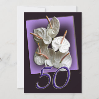50. Geburtstagsparty Einladung