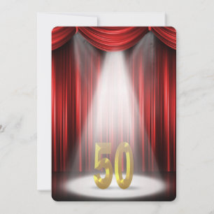50. Geburtstagsparty Einladung