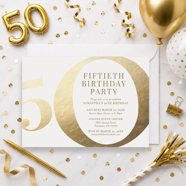 50. Geburtstagsparty Einladung (Von Creator hochgeladen)