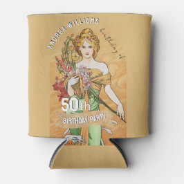 50. Geburtstagsparty, Frühlingsgöttin, Vintage Kun Dosenkühler