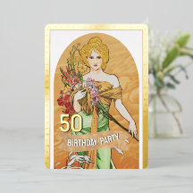 50. Geburtstagsparty, Frühlingsgöttin, Vintage Kun