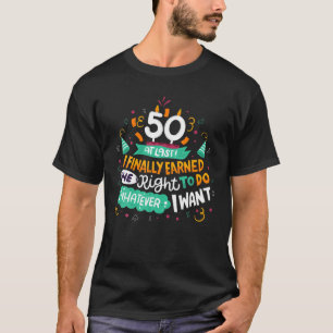 50. Geburtstagsparty Funny Age 50 Funny Zitat T-Shirt