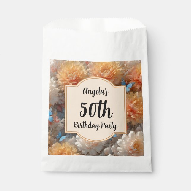 50. Geburtstagsparty Geschenktütchen (Vorderseite)
