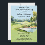 50. Geburtstagsparty Herren Golf Theme Party Einladung<br><div class="desc">Diese festliche und farbenfrohe Geburtstagsfeier lädt zum Golfen ein. Es verfügt über einen Golfplatz mit Golfklubs auf einem Golfplatz, viel zu personalisieren, um für Ihre eigene Veranstaltung geeignet zu machen. Wir haben alle Zutaten, um es zu einem besonderen Party zu machen - angefangen mit einer Party Einladung; Begrüßungspakete; Gästebuch; Servietten;...</div>