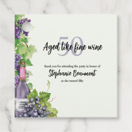 50. Geburtstagsparty im eleganten Alter wie erlese Geschenkanhänger