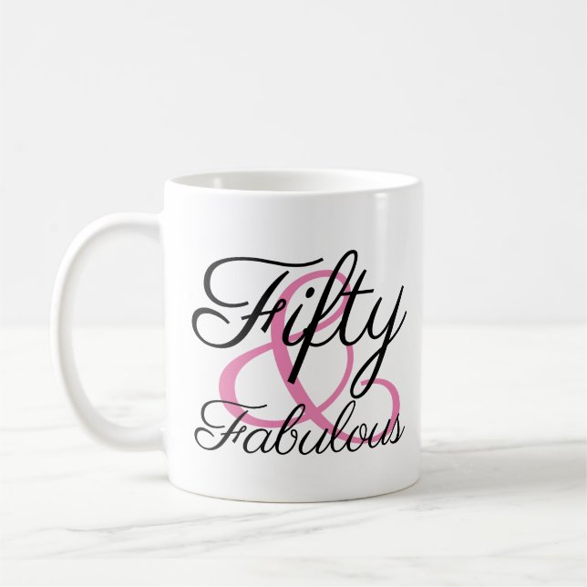 50. Geburtstagsparty Kaffeetasse (Links)