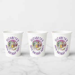 50. Geburtstagsparty Paper Cups Pappbecher