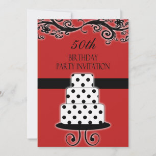 50. Geburtstagsparty Personalisierte Einladung