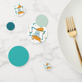 50. Geburtstagsparty Retro Mitte Jahrhundert jedes Konfetti