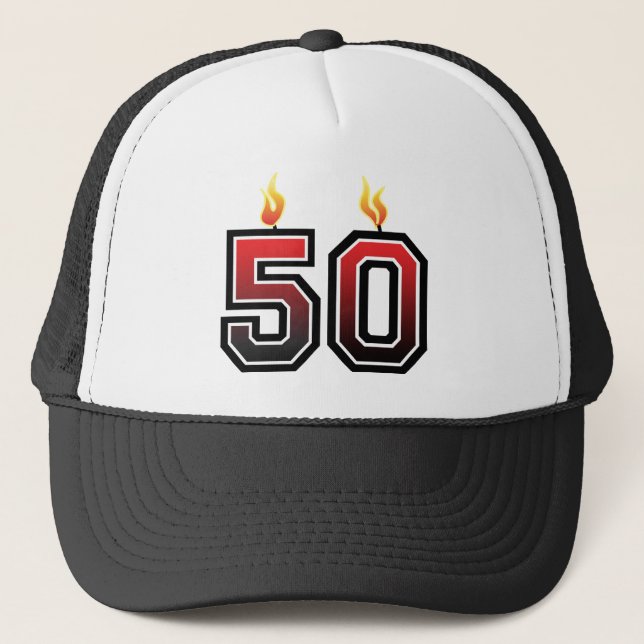 50. Geburtstagsparty Truckerkappe (Vorderseite)