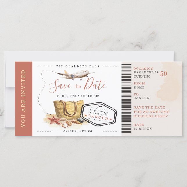 50. Geburtstagsüberraschung Zielort-Party (Vorderseite)