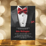 50. Geburtstagsveranstaltung von Black and Red Tux Einladung<br><div class="desc">Feiern Sie stilvoll mit dieser Black and Red Tuxedo Geburtstagsveranstaltung Einladung, die Eleganz und Eleganz ausstrahlt. Der schwarze Hintergrund und die Akzente Set für eine luxuriöse Affäre, perfekt für ein Meilenstein-Fest. Mit seinem raffinierten, tuxedo-inspirierten Design, erweckt diese Einladung das Wesen eines eleganten Abends voller unvergesslicher Momente. Personalisieren Sie es mit...</div>