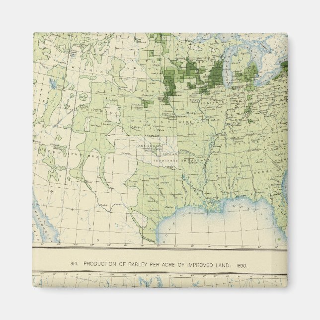 50 Gerste 1890 Magnet (Vorne)