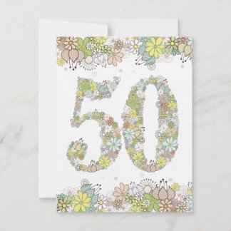 50. Goldene Hochzeitstag - Jubiläum Einladung