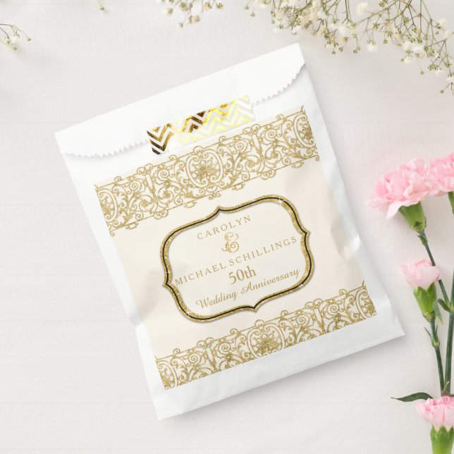 50. Goldene Hochzeitstiftung Geschenktütchen (Versiegelt)