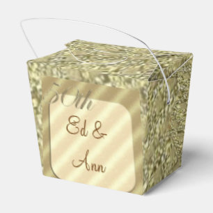 50. Goldene Jubiläumsbox Geschenkschachtel