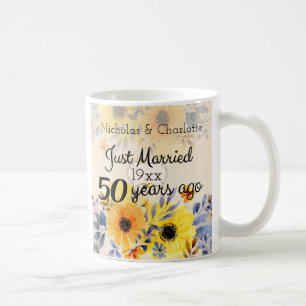 50. Goldener Hochzeitstag Kaffeetasse