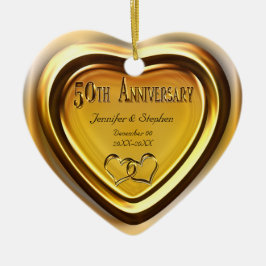50. Goldenes Hochzeitstag Foto Ornament