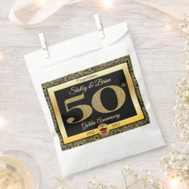 50. Goldenes Jahr Geschenktütchen