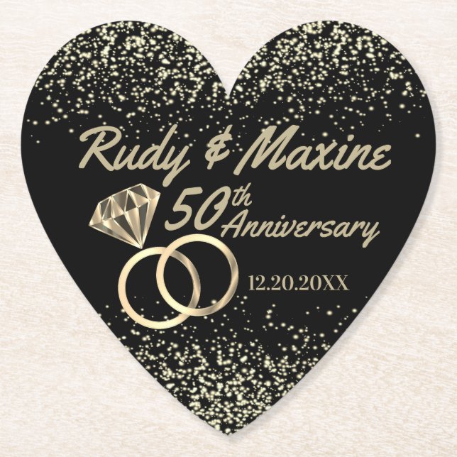 50. Goldenes Jahr Untersetzer (Vorderseite)