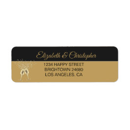 50. Goldenes Jubiläum Sparkle Black Gold