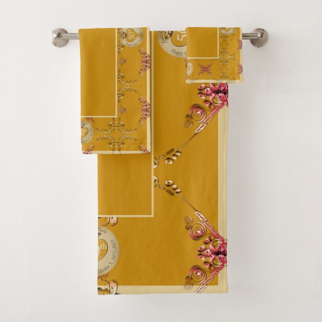 50. Goldenes Ochsenfest Badhandtuch Set (Insitu)