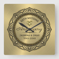 50. Goldhochzeit Jubiläum islamische Dekoration