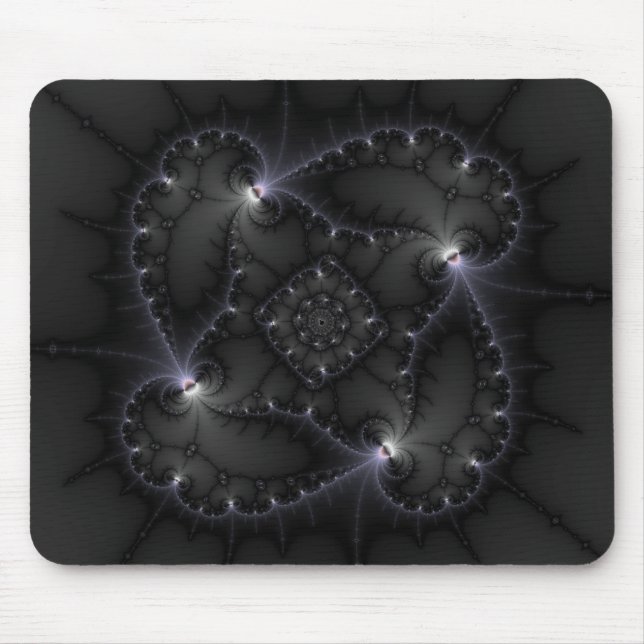 50 Grau - Fraktal Art Mousepad (Vorne)