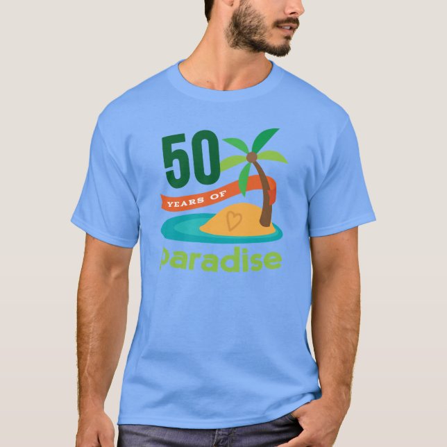 50. Hochzeit zum Jahrestag lustiges Geschenk für s T-Shirt (Vorderseite)