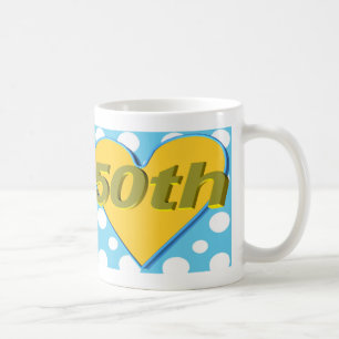 50. Hochzeits-Jahrestags-Tasse Tasse