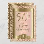 50. Hochzeitsfeier und 50. Rose | DIY Text Einladung<br><div class="desc">Party Einladungen zum 50. Geburtstag von GOLDEN. ⭐ Dieses Produkt ist zu 100% benutzerdefinierbar. Grafiken und/oder Text können hinzugefügt, gelöscht, verschoben, verändert, verändert, gedreht usw... 99% meiner Designs in meinem Geschäft sind in Schichten gemacht. Damit können Sie die Größe und den Text der Grafik und des Textes so anpassen, dass...</div>