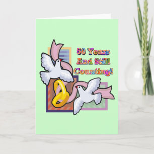 50. Hochzeitsjubiläum Geschenke Karte