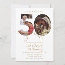 50. Hochzeitstag 2 Foto Gold