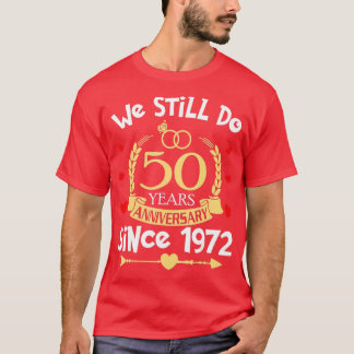 50. Hochzeitstag, 50 Jahre seit T-Shirt