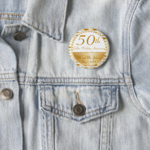 50. Hochzeitstag Button