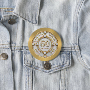 50. Hochzeitstag Button