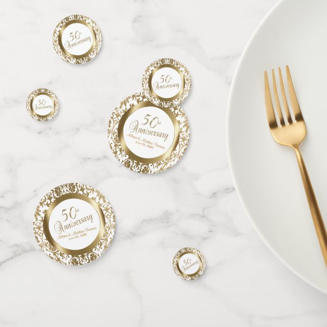 50. Hochzeitstag - Damaskus Konfetti (Gruppe)