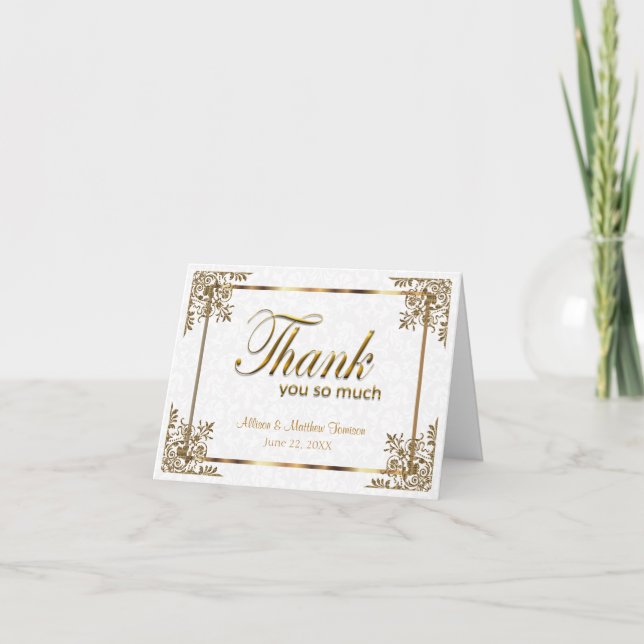 50. Hochzeitstag - Danke (Vorderseite)